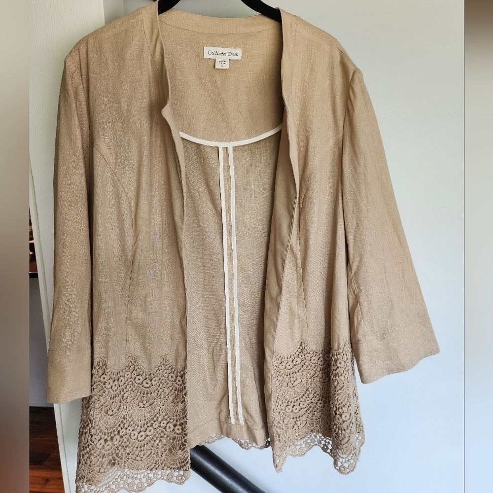Coldwater Creek Linen Blazer - Picture 11 of 13